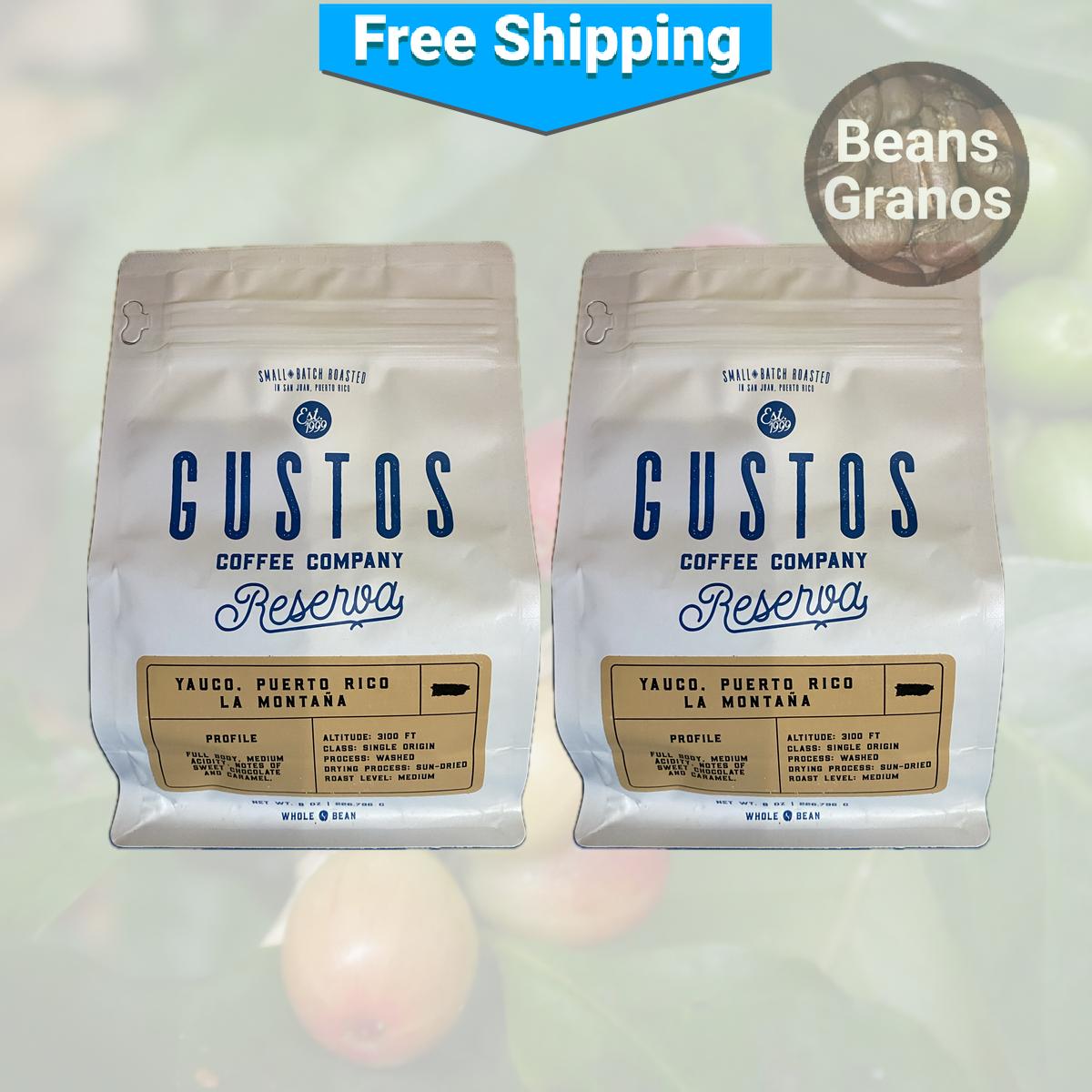 Granos de café Café Gustos Yauco Reserve