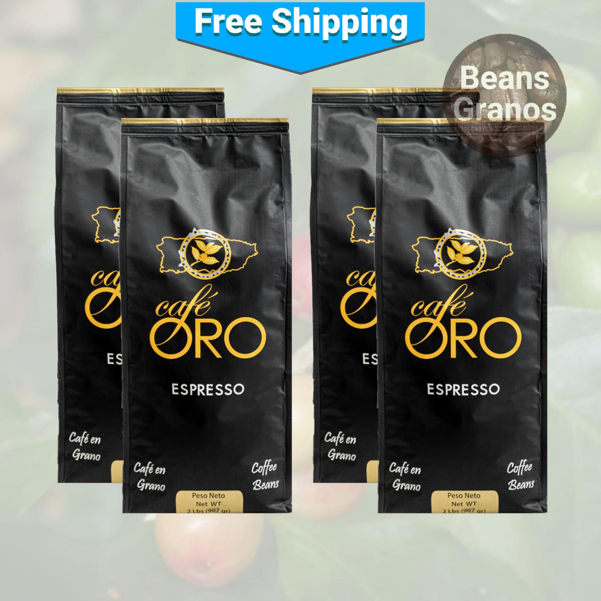 Granos de café espresso Café Oro