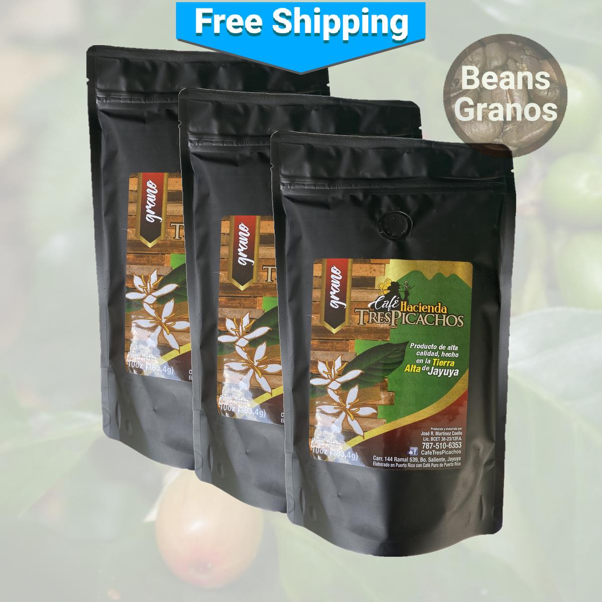 Granos de café gourmet Café Tres Picachos