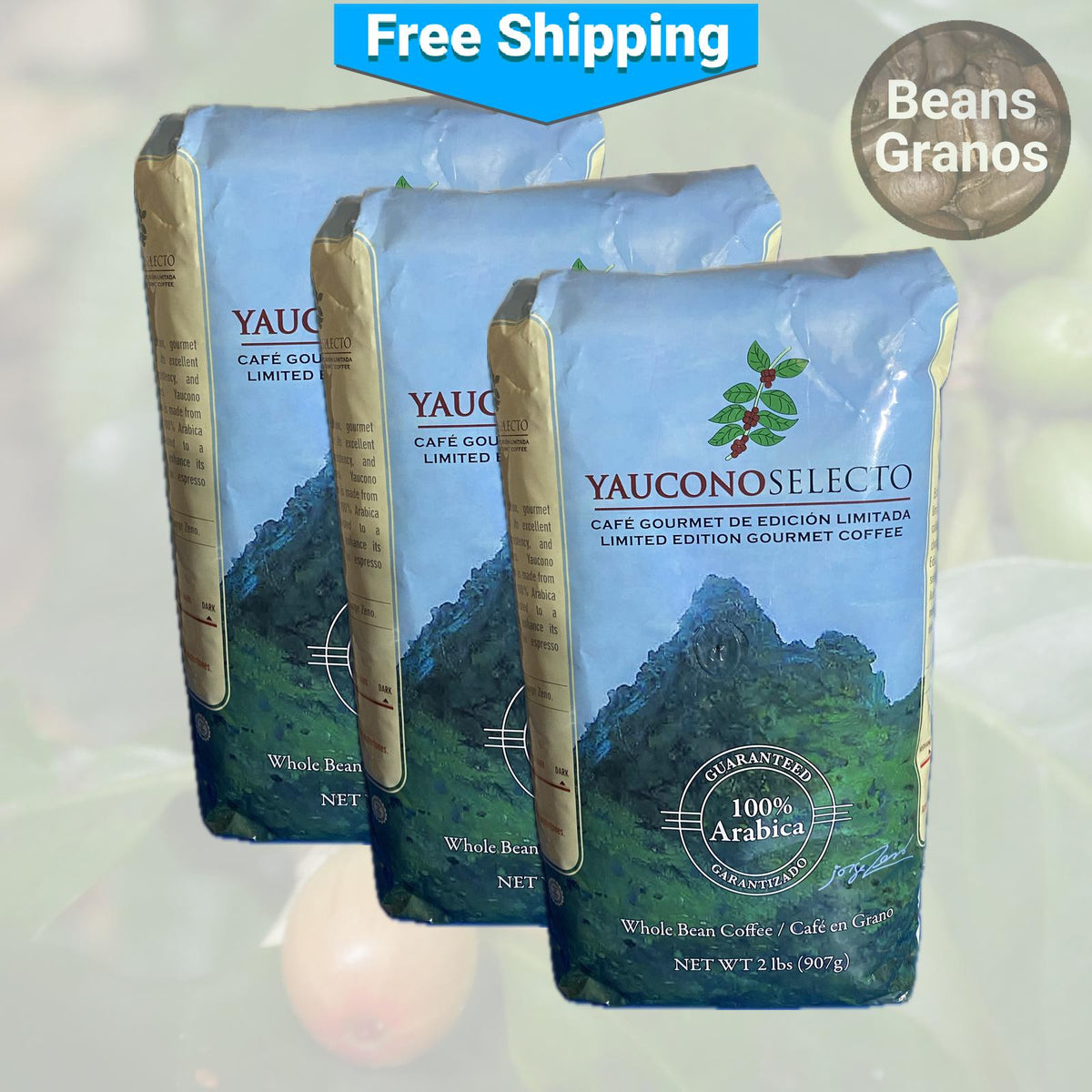 Granos de café Café Yaucono Selecto