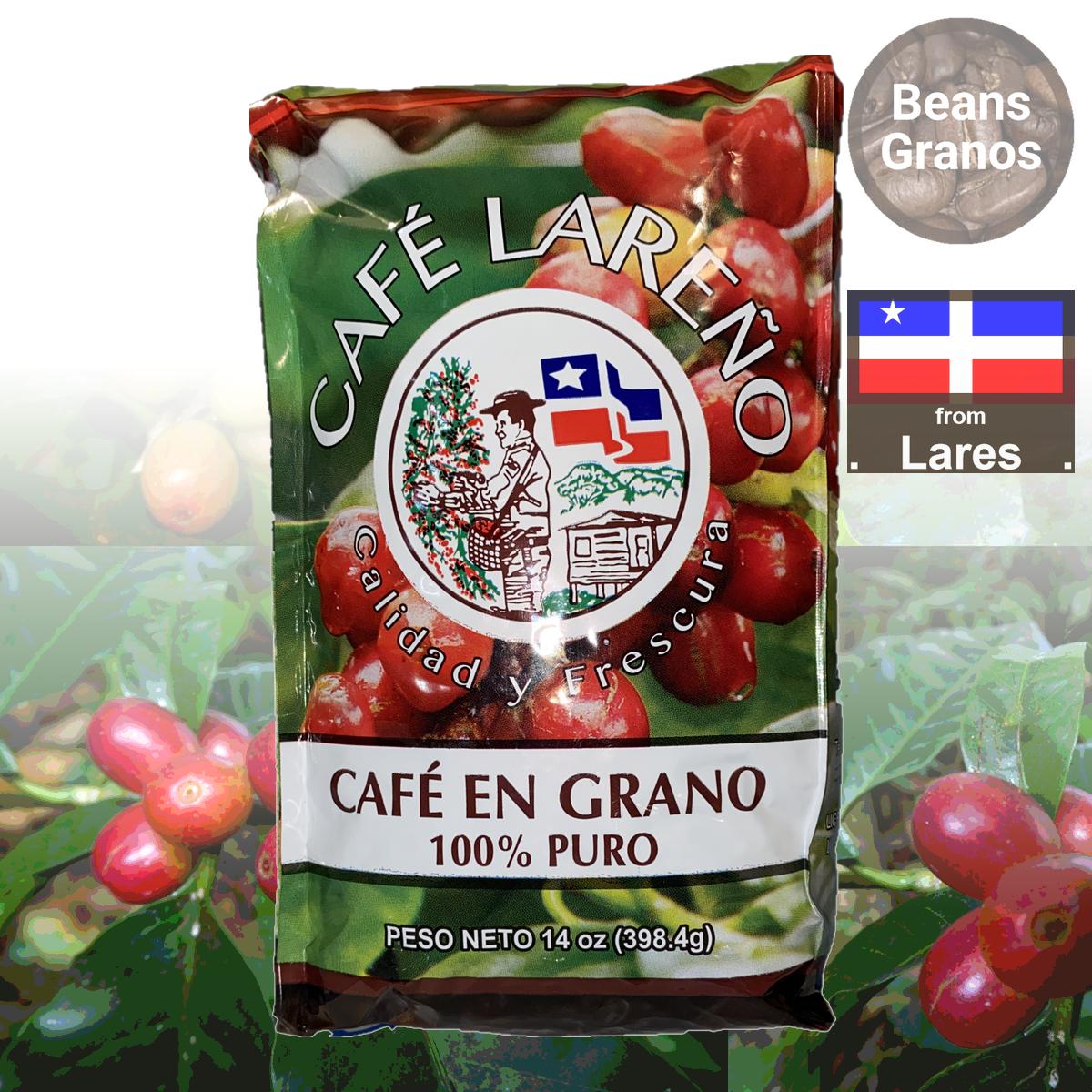 Paquete de café en grano Oro Boricua Lareño