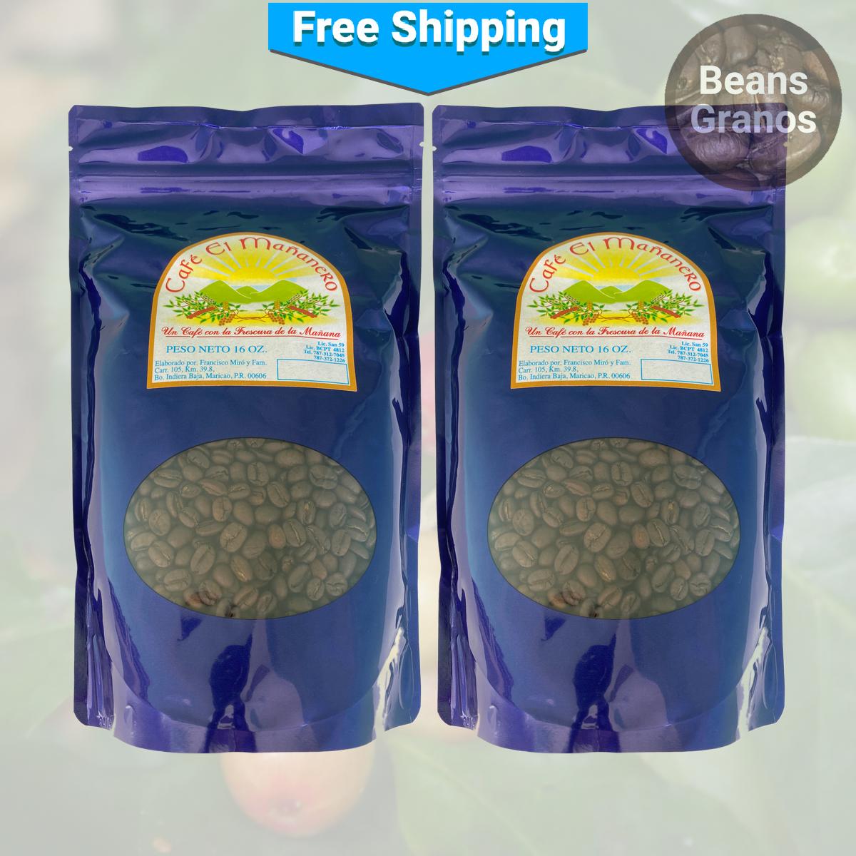 Café El Mañanero Coffee Beans Blue Bag