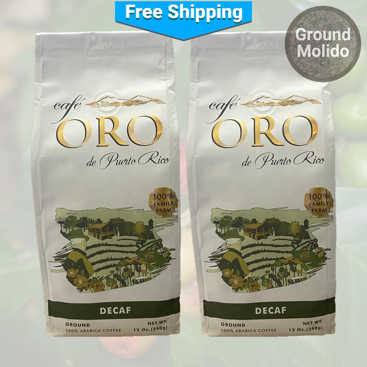 Café Oro molido descafeinado