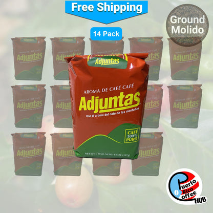 Café Adjuntas Ground Coffee 14-Pack