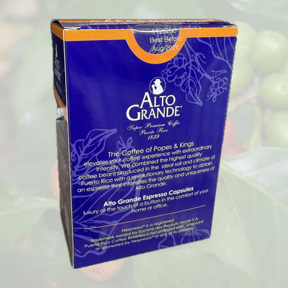 Cápsulas de café Alto Grande Super Premium | Caracolillo (Intensidad 8)