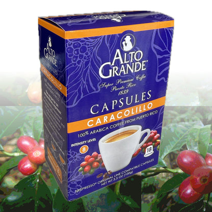 Cápsulas de café Alto Grande Super Premium | Caracolillo (Intensidad 8)