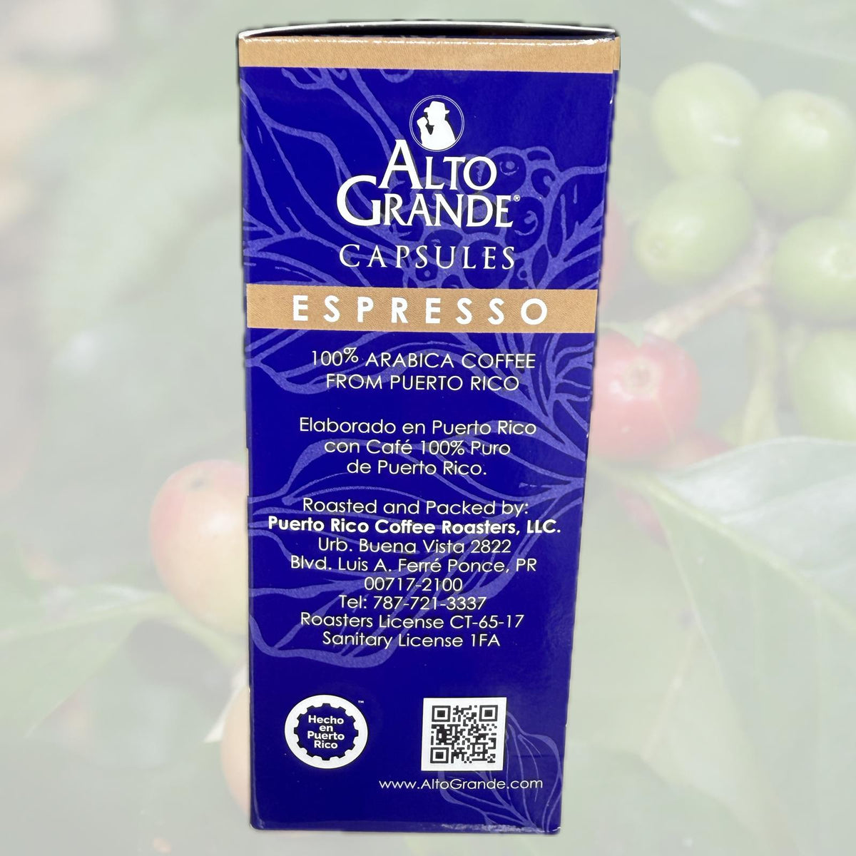 Cápsulas de café Alto Grande Super Premium | Espresso (Intensidad 8)