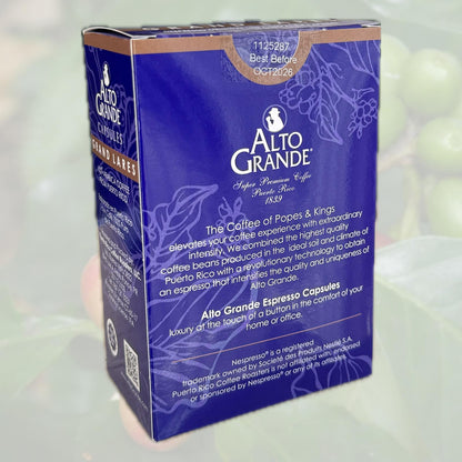 Cápsulas de café Super Premium Alto Grande | Grand Lares (Intensidad 9)