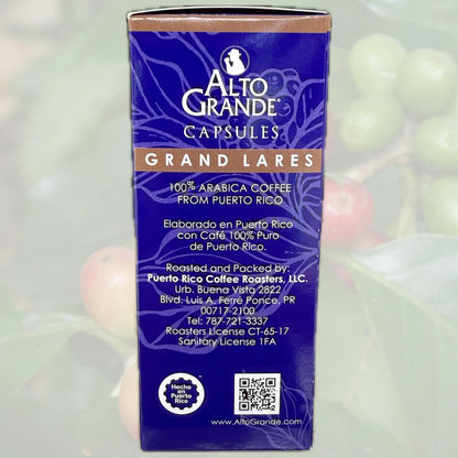 Cápsulas de café Super Premium Alto Grande | Grand Lares (Intensidad 9)