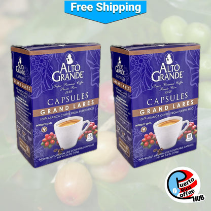 Cápsulas de café Super Premium Alto Grande | Grand Lares (Intensidad 9)