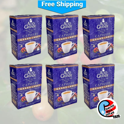 Cápsulas de café Super Premium Alto Grande | Grand Lares (Intensidad 9)