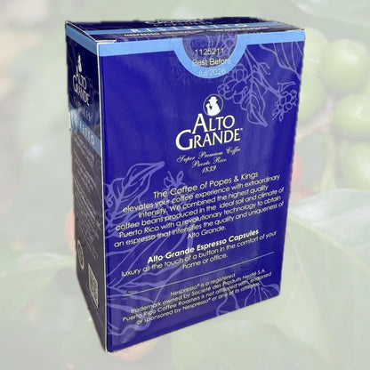Cápsulas de café Alto Grande Super Premium | Ristretto (Intensidad 10)