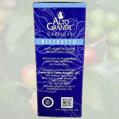 Cápsulas de café Alto Grande Super Premium | Ristretto (Intensidad 10)