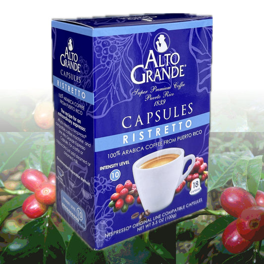 Cápsulas de café Alto Grande Super Premium | Ristretto (Intensidad 10)