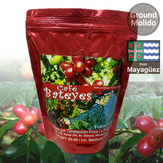 Café Bateyes Café Molido – Origen Único Puerto Rico