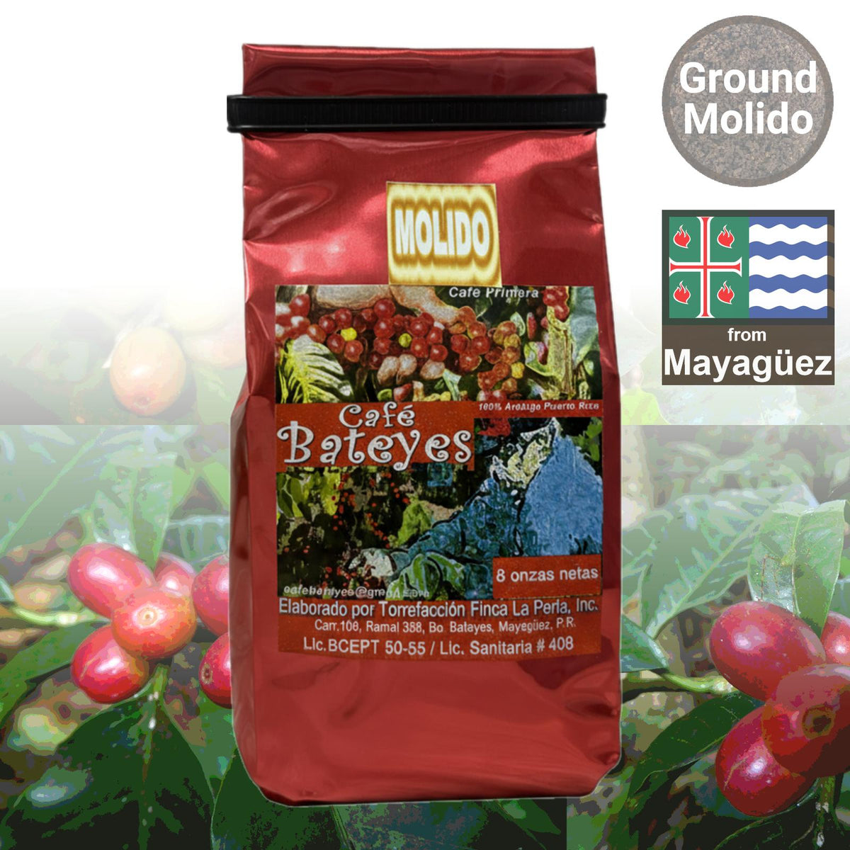 Café Bateyes Café Molido – Origen Único Puerto Rico