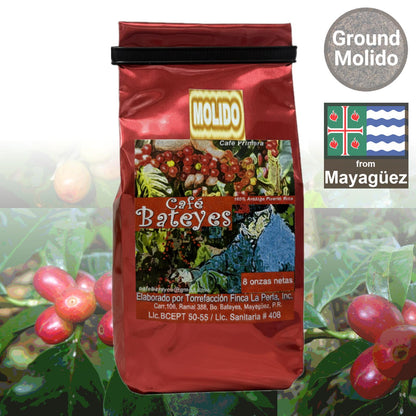 Café Bateyes Café Molido – Origen Único Puerto Rico
