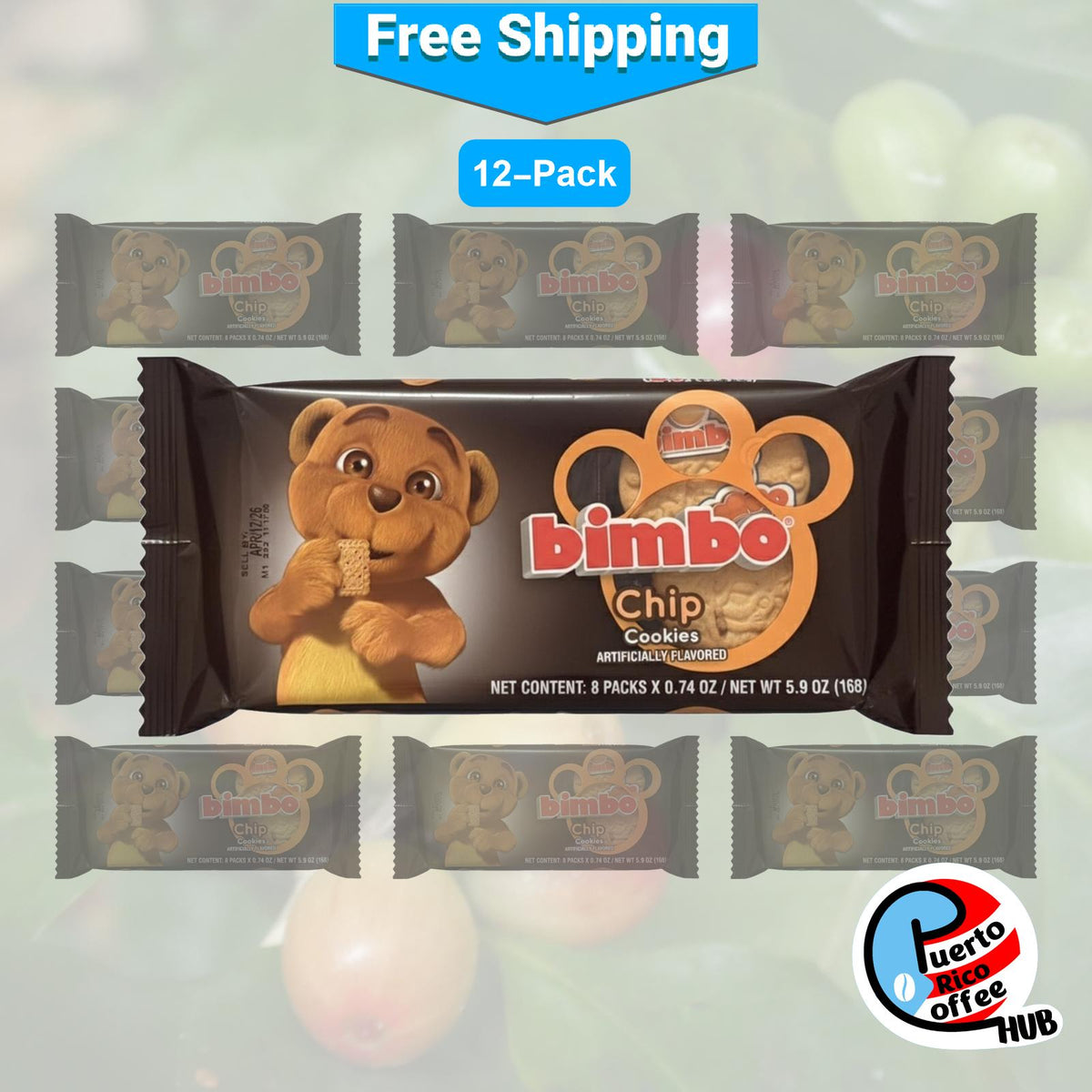 Galletas con Chispas de Chocolate Bimbo
