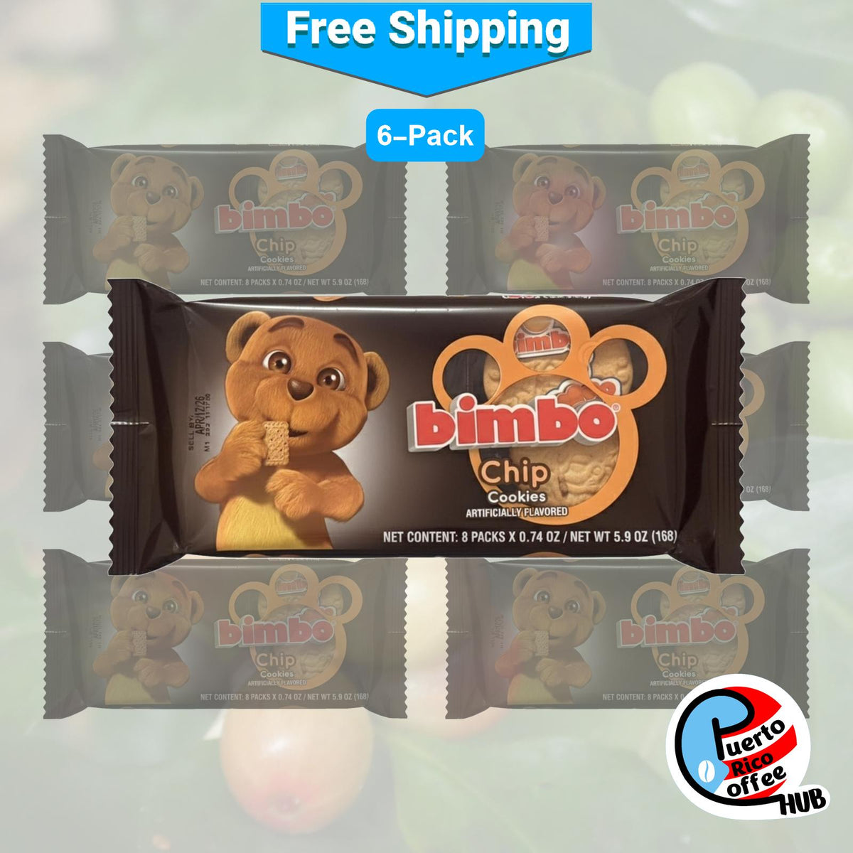 Galletas con Chispas de Chocolate Bimbo
