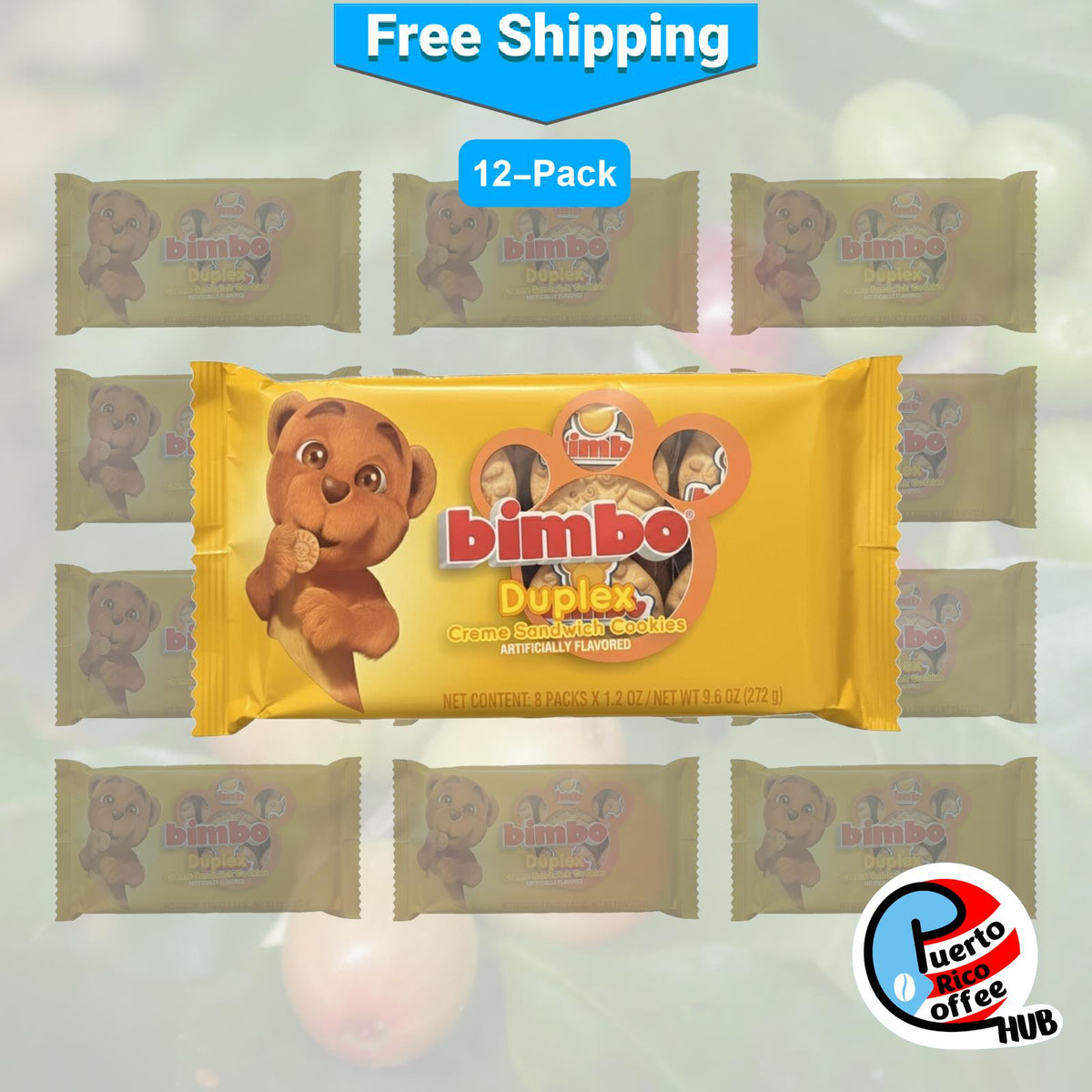 Bimbo Duplex - Vainilla y Chocolate - Galletas tipo sándwich