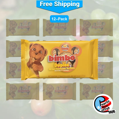 Bimbo Duplex - Vainilla y Chocolate - Galletas tipo sándwich