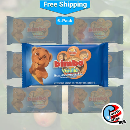 Galletas tipo sándwich sabor vainilla Bimbo