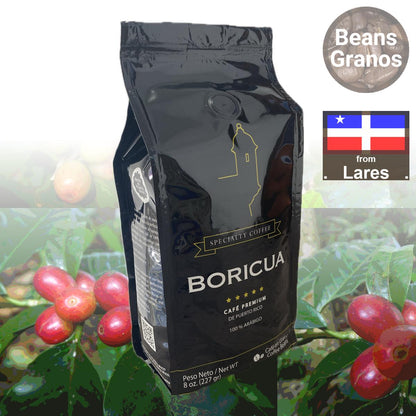 Paquete variado de granos de café de Puerto Rico: Paquete de 3 unidades Five Star 1
