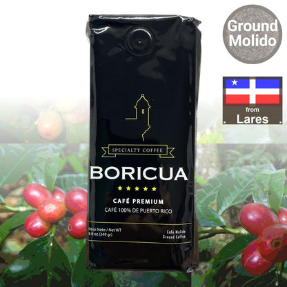 Café Boricua Puerto Rican Ground Coffee 8.8 oz Bulk Packs