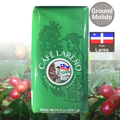 Café Lareño Puerto Rican Ground Coffee 8 oz Bulk Packs