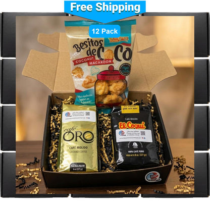 Puerto Rican Coffee Gift Set | Oro, El Coquí & Besitos de Coco