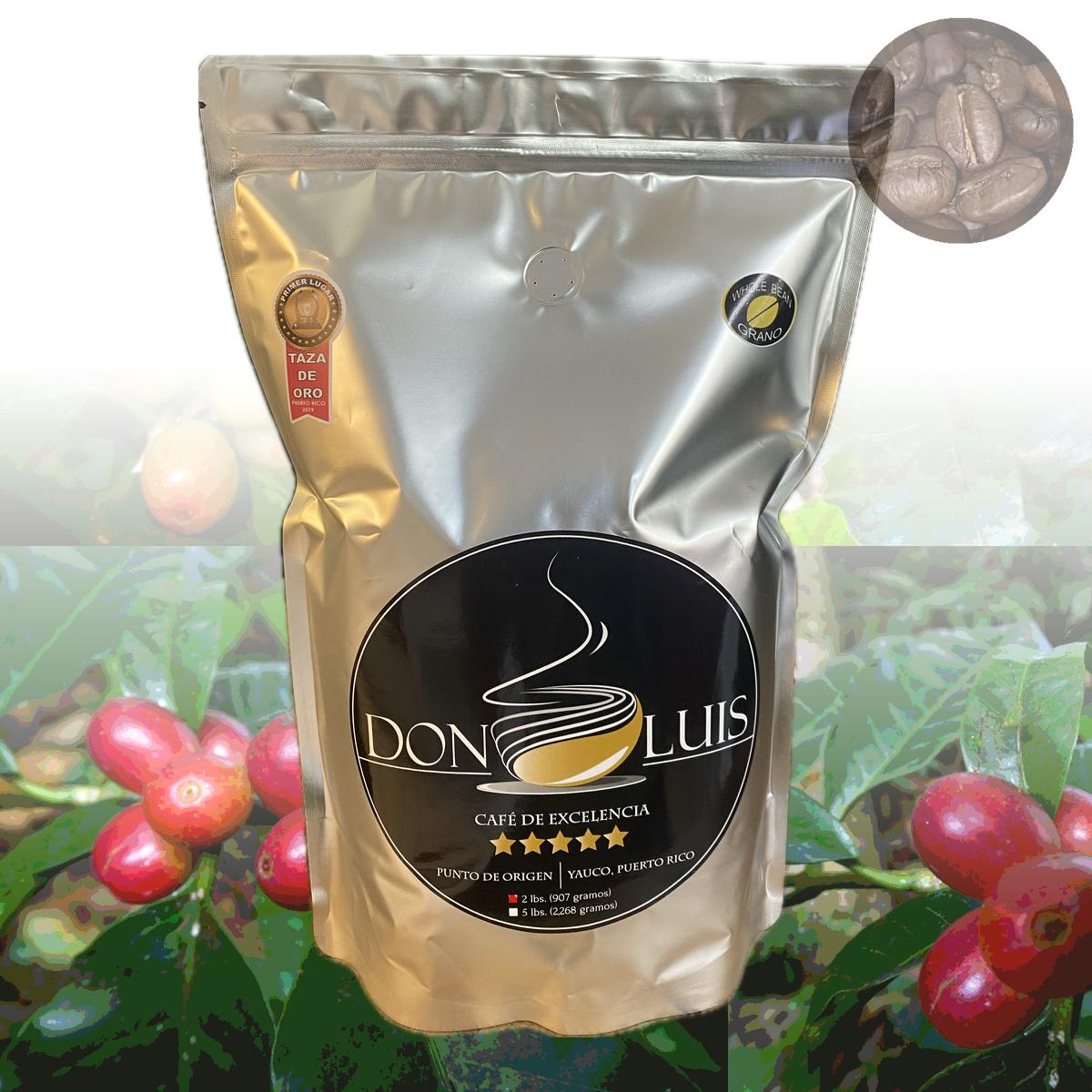 Café Don Luis Coffee Beans 2 Pound