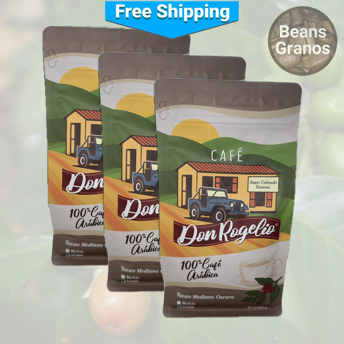 Granos de café Café Don Rogelio