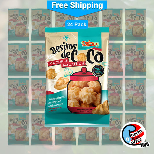 Dulzura Borincana Besitos de Coco 24-Pack