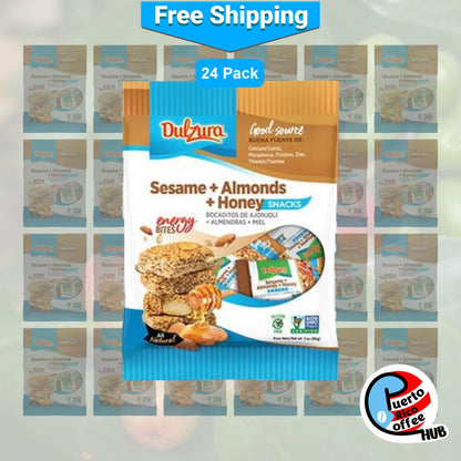 Dulzura Borincana Sesame, Almonds and Honey 24-Pack