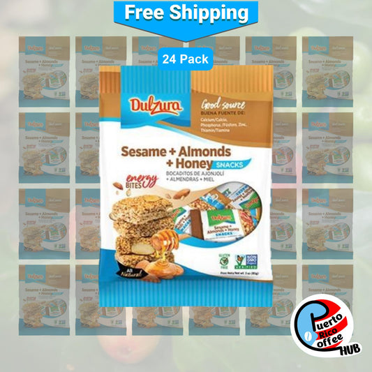 Dulzura Borincana Sesame, Almonds and Honey 24-Pack