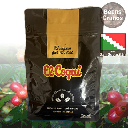 Granos de café Café El Coquí