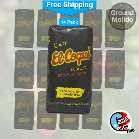 Café El Coquí Café Molido 14 Oz Paquete de 14