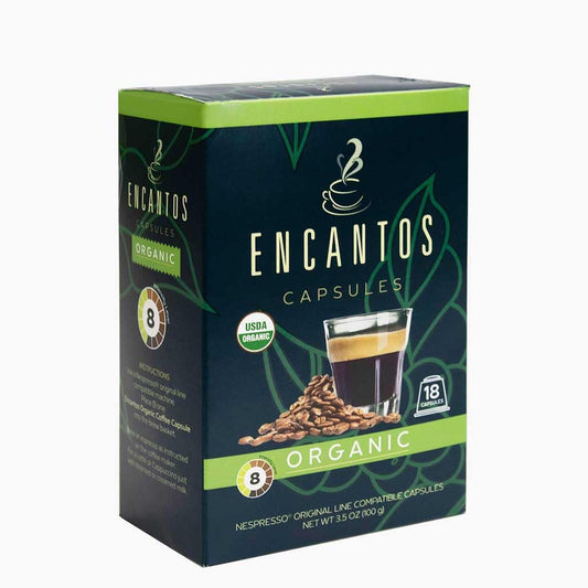 Cápsulas de café orgánico Encantos | Espresso (Intensidad 8)