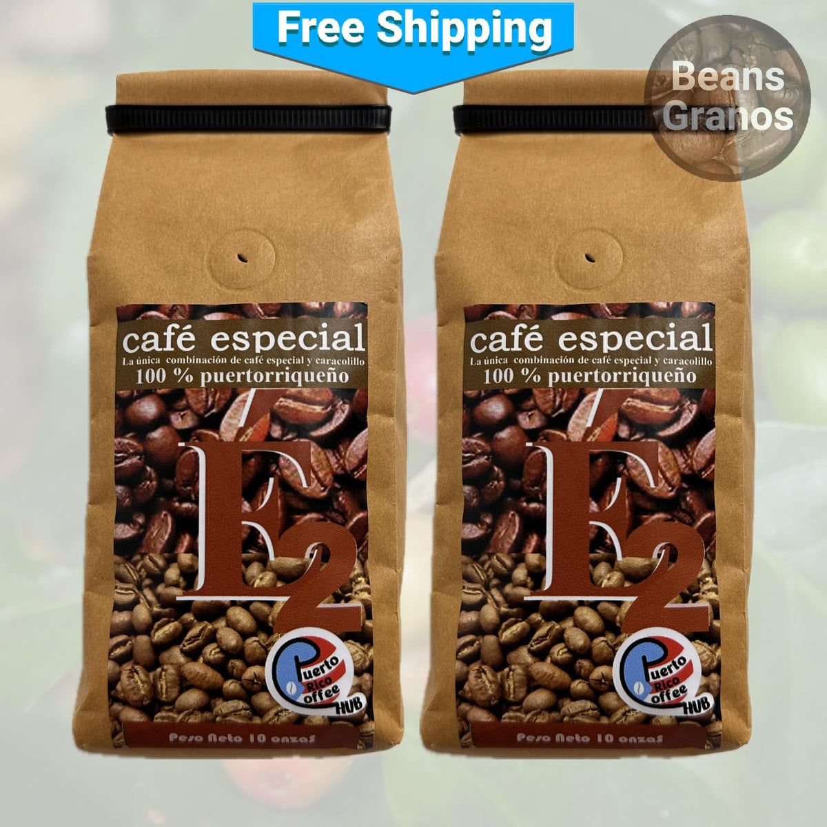 Café Especial — Granos de Café Peaberry Dual Essence
