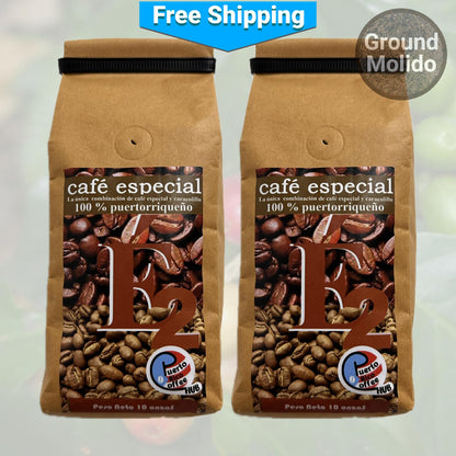 Café Especial — Café Molido de Doble Esencia Peaberry