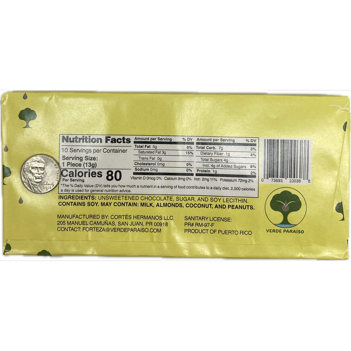 Forteza Big Bars - Dark Chocolate 70%