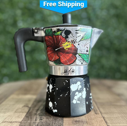 Set de descubrimiento Heritage Roasters con cafetera greca
