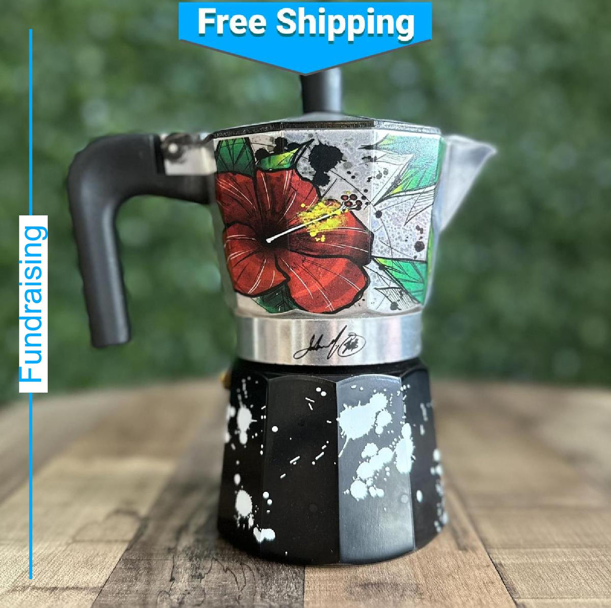 Fundraising Puerto Rican Greca Joshua Montes: Coquí Coffee Maker