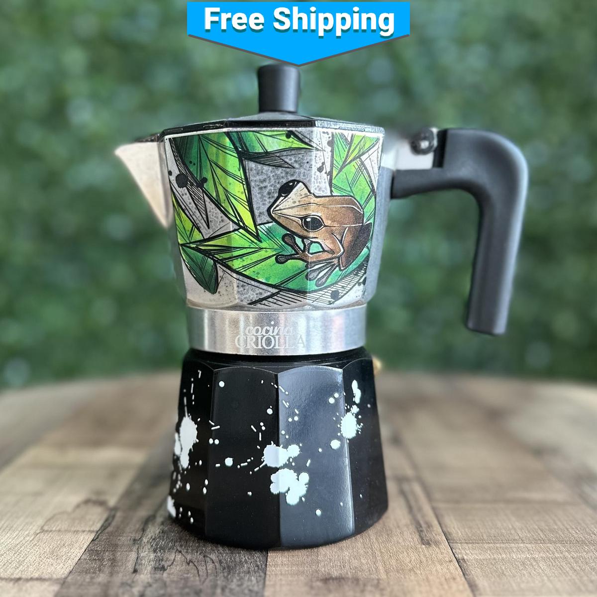 Set de descubrimiento Heritage Roasters con cafetera greca