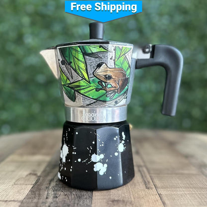 Set de descubrimiento Heritage Roasters con cafetera greca