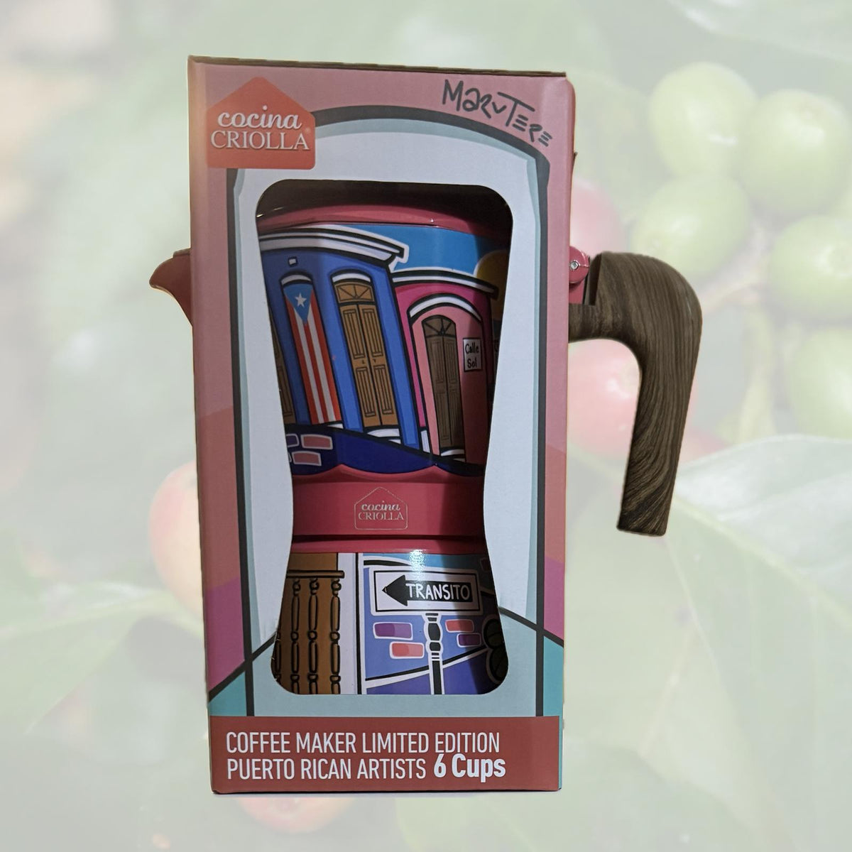 Calles del Viejo San Juan - Limited Edition - Coffee Maker - Coffee Pot or Greca