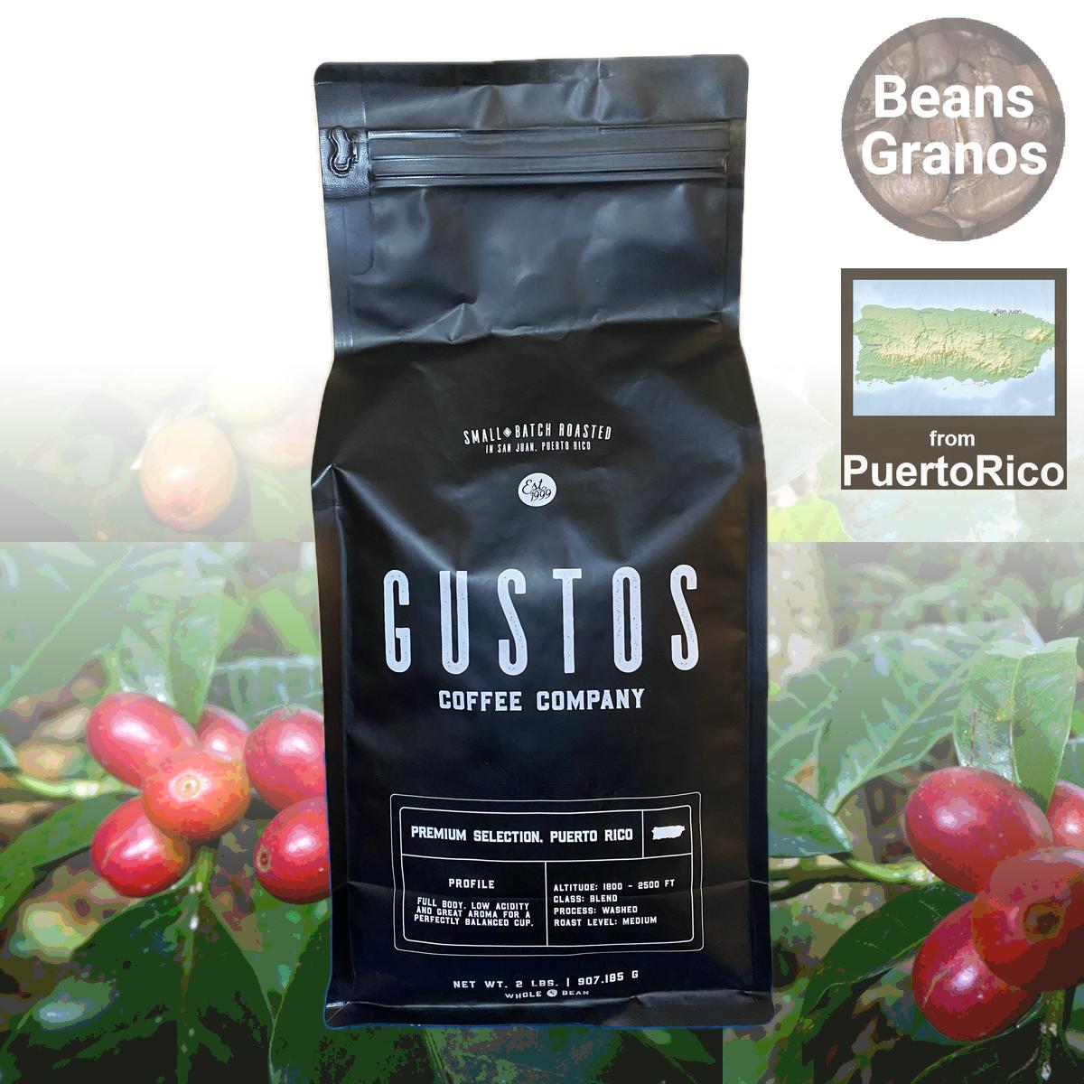 Café Gustos Coffee Beans 2 Pound