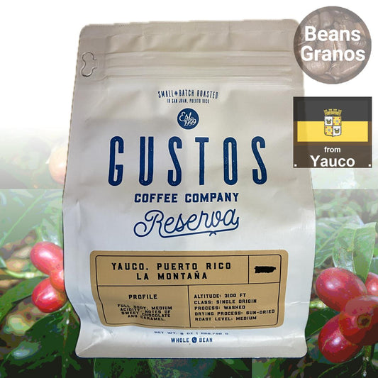 Granos de café Café Gustos Yauco Reserve