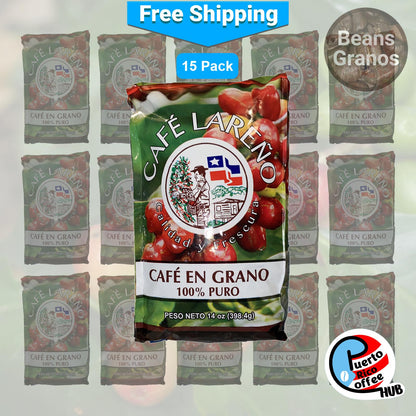 Café Lareño Coffee Beans 14 Oz | Bulk 15-Pack