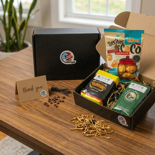 Set de Regalo Corporativo de Café Puertorriqueño | Yaucono, Lareño y Besitos de Coco